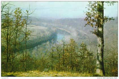 SHOALS / INDIANA/ THIS IS SHOALS OVERLOOK / WHITE RIVER IN THE BACKGROUND / CIR 1971
