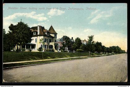 AK Indianapolis, IN, Meridian Street, looking north from 30th Street
