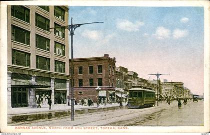 CPA Kansas Avenue North From 9th Street Topeka Kansas Tramway