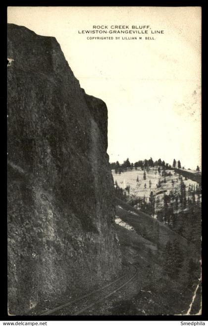Rock Creek Bluff. Lewiston-Grangeville Line