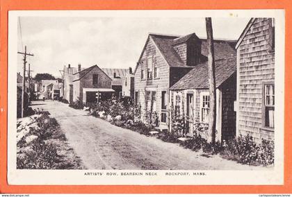 09353 /  ️  Peu Commun ROCKPORT MA-Massachusetts Artists ROW Bearskin Neck 1920s Photo-Bureau ALBERTYPE  Brooklyn