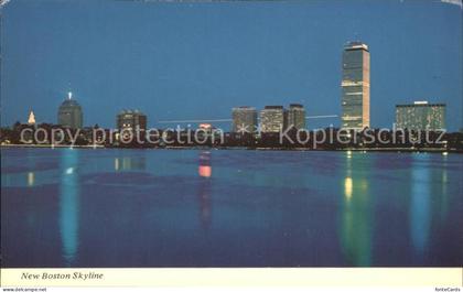 Boston Massachusetts New Boston Skyline