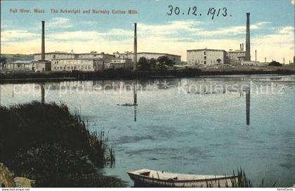 Fall River Massachusetts Arkwright and Barnaby Cotton Mills