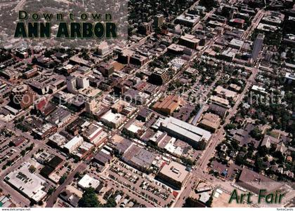 Ann Arbor Fliegeraufnahme Downtown