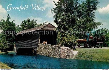 Dearborn Michigan Ackley Covered Bridge