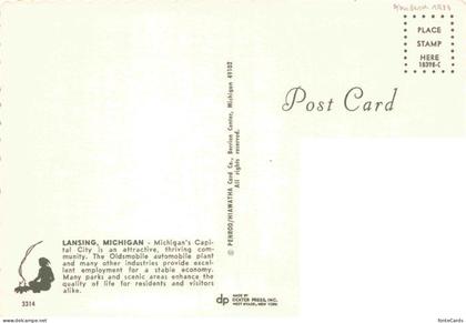 Lansing Michigan Aerial view