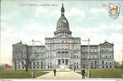 Lansing Michigan State Capitol Wappen