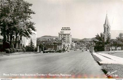 Bozeman Montana USA Main Street and Business District