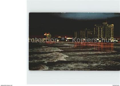 Atlantic City New Jersey Ocean view at Night