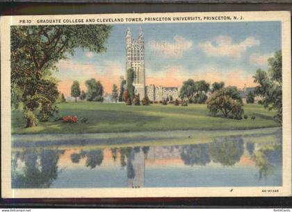 Princeton New Jersey Graduate College Cleveland Tower Priceton University