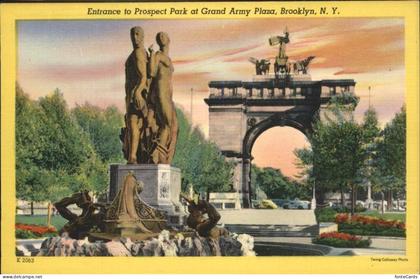 Brooklyn New York Entrance to Prospect Park Grand Army Plaza