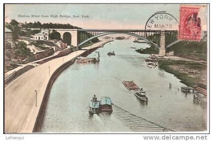 ETATS UNIS - ref no 01- new york - harlem river -from high bridge -  bon etat