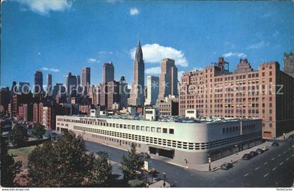 Manhattan New York Mid Manhattan skyline showing the new East Side Airlines Term