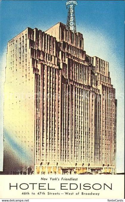 New York City Hotel Edison