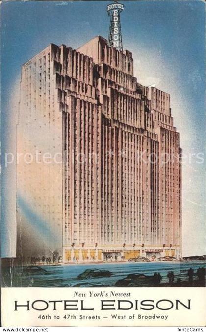 New York City Hotel Edison