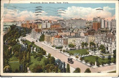 New York City Riverside Drive West NY