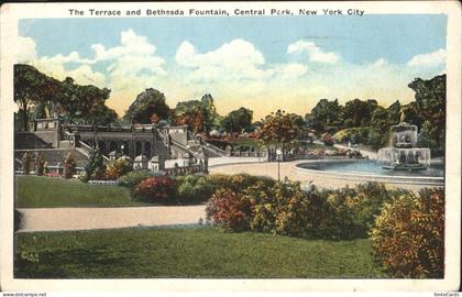 New York City The Terrace and Bethesda Fountain Central Park NY