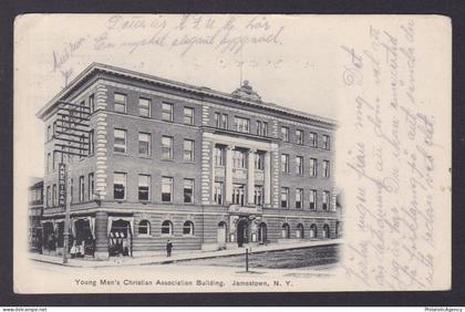 Postcard, United States, Jamestown NY, YMCA Building