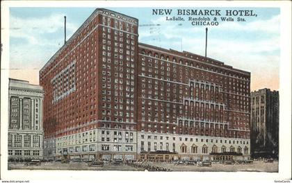 11112442 Chicago Heights New Bismark Hotel
LaSalle, Randolph& Wells Streets