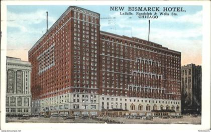 Chicago Heights New Bismark Hotel
LaSalle Randolph& Wells Streets