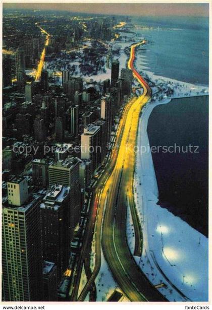 CHICAGO  Illinois USA The Gold Coast Fliegeraufnahme