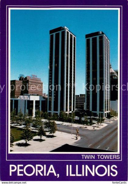 Peoria Illinois Twin Towers