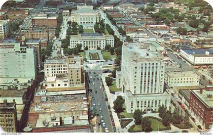 Oklahoma City Civic-Center Rathaus County-Building Luftbild Innenstadt Verwaltun