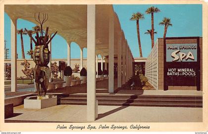 A740 US California Palm Springs Palm Springs Spa vintage postcard