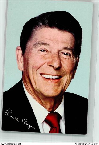 39746516 - Portrait des 40. Praesidenten Ronald Reagan Verlag Mike Roberts