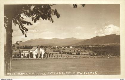 PC US, PRES. RANGE, F. DODGE COTTAGE, Vintage REAL PHOTO Postcard (b21298)