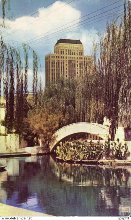 CPA San Antonio River With Alamo Bank In distance