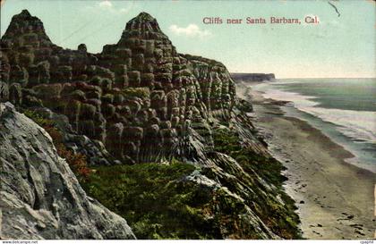 CPA Cliffs Near Santa Barbara Cal