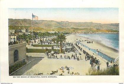 CPM On the Beach at Beautiful Santa Barbara Santa Barbara Bay