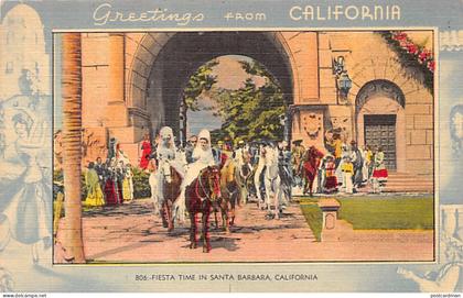 Usa - SANTA BARBARA (CA) Fiesta Time