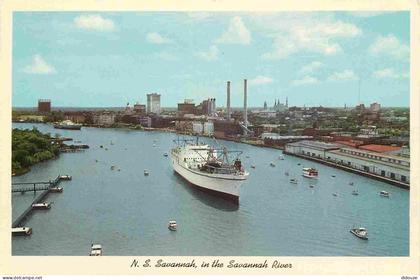 Carte Postale - Etats-Unis - Savannah - N s savannah in the savannah river - nuclear ship savannah The n s savannah the