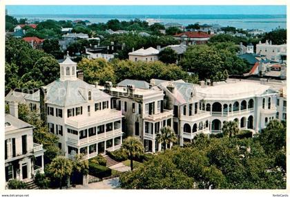 Charleston South Carolina Roof tops of Charleston near the famous Battery
