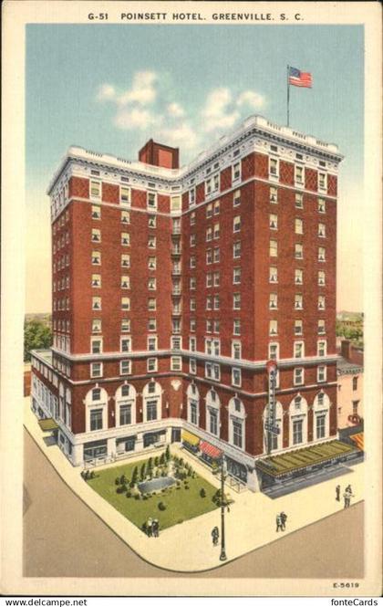 Greenville South Carolina Poinsett Hotel