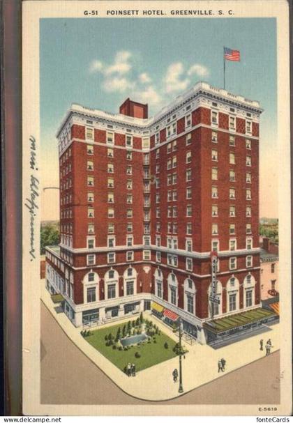 Greenville South Carolina Poinsett Hotel