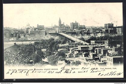 AK St. Paul, MN, Minnesota and Wabasha Street Bridge