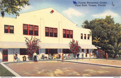 B029 US Tourist Recreation Center Plant Park Tampa Florida vintage postcard