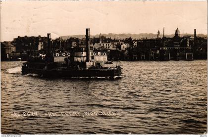 PC US, FREE FERRY, Vintage REAL PHOTO Postcard (b61948)