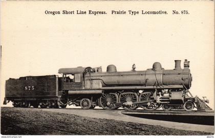 PC US, TRAIN, OREGON SHOT LINE EXPRESS, Vintage Postcard (b62006)
