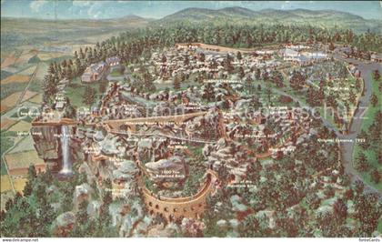 Chattanooga Tennessee Rock City Atop Lookout Mountain