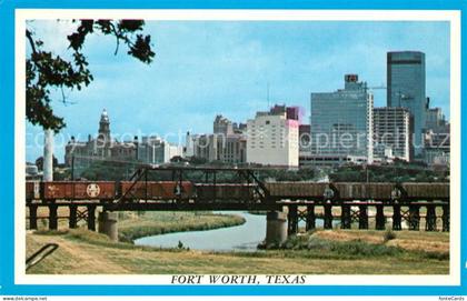 Fort Worth Stadtansicht Güterzug