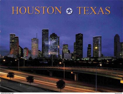 Houston  Texas USA Skyline of Houston at dusk