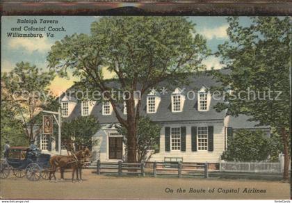 Williamsburg Virginia Raleigh Tavern and Colonial Coach