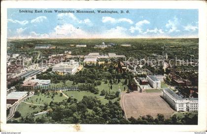 Washington DC Looking East from Washington Monument