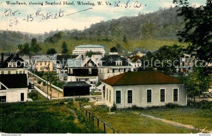 Wheeling West Virginia Woodlawn showing Stratford Hotel