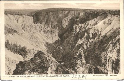 Yellowstone National Park Canyon