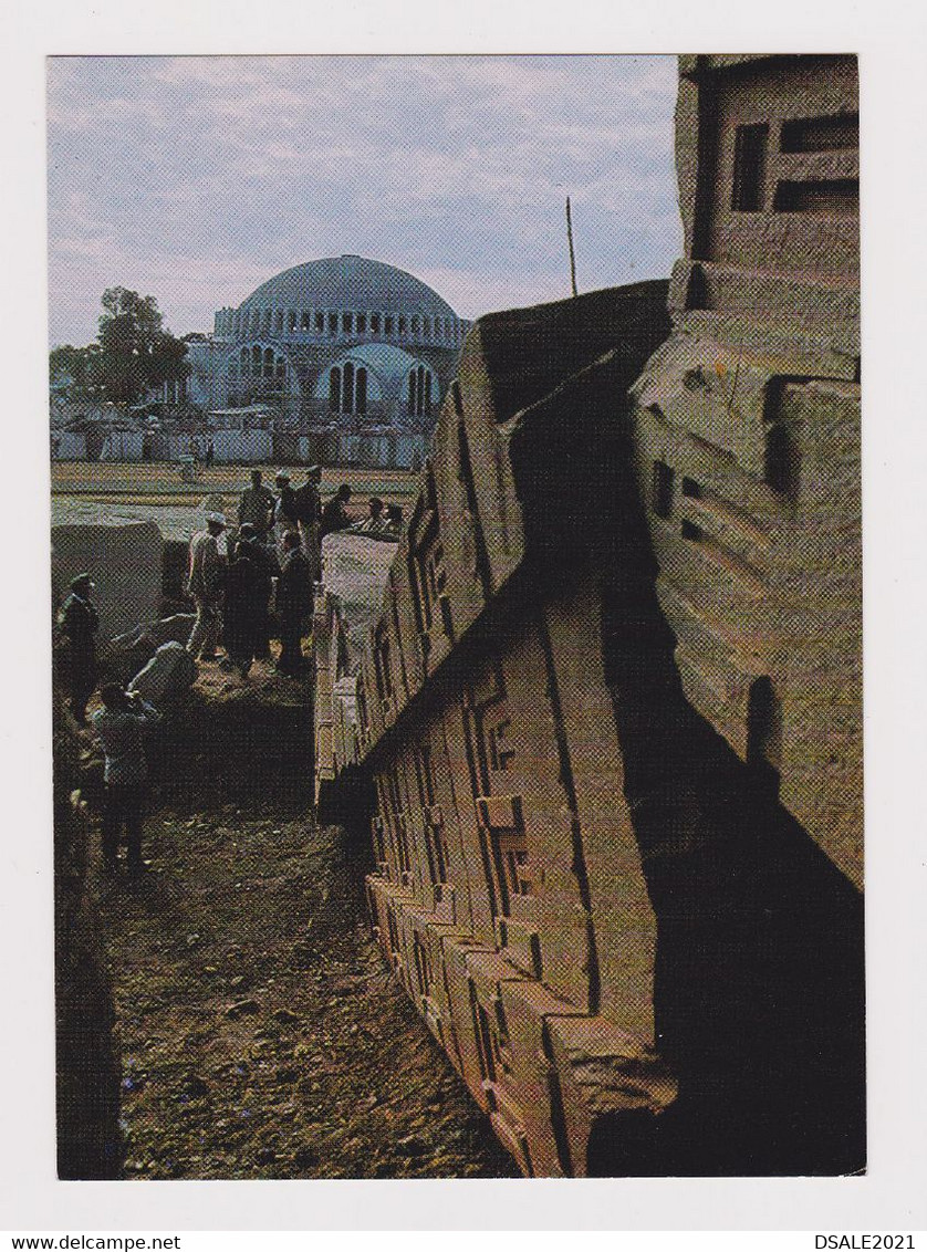 Ethiopia Äthiopien Etiopia Éthiopie Obelisk at Axum View Vintage Photo Postcard RPPc (48848)